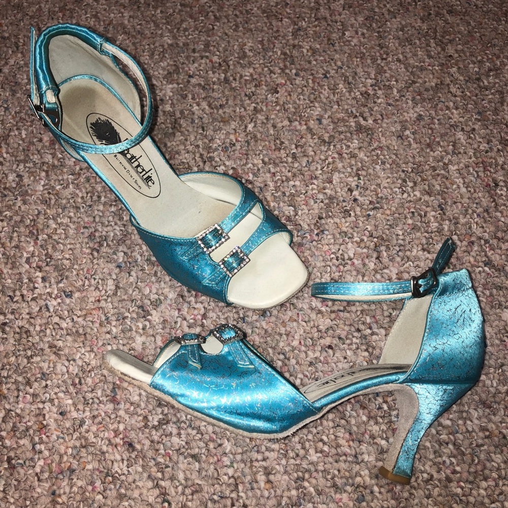 Featherlight Ballroom Dancing Heels sz 7.5